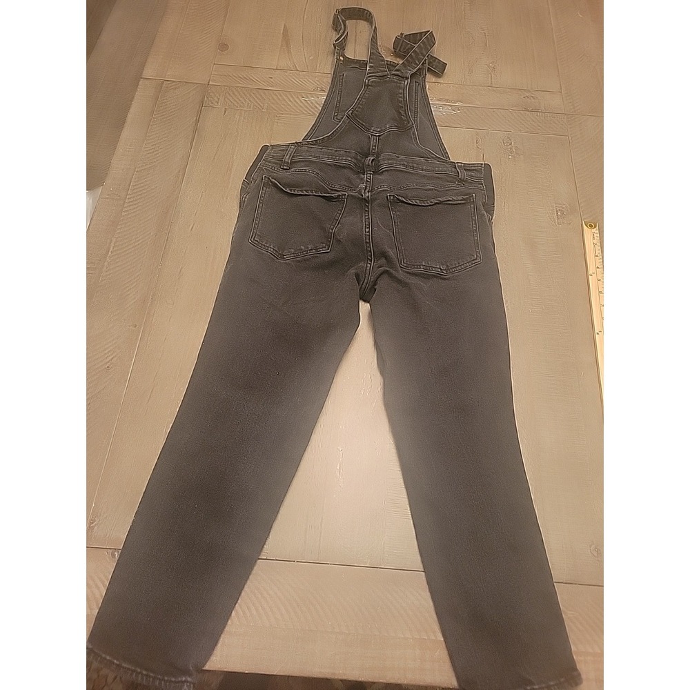 Overalls Maternity Pregnancy Utility Jeans Size 6‎ Short 36x23.5 Strech Waist - Picture 6 of 6